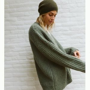 JENNI KAYNE Cocoon Cardigan in Olive